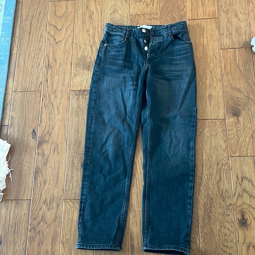Zara mom jeans. Black. Size 4.